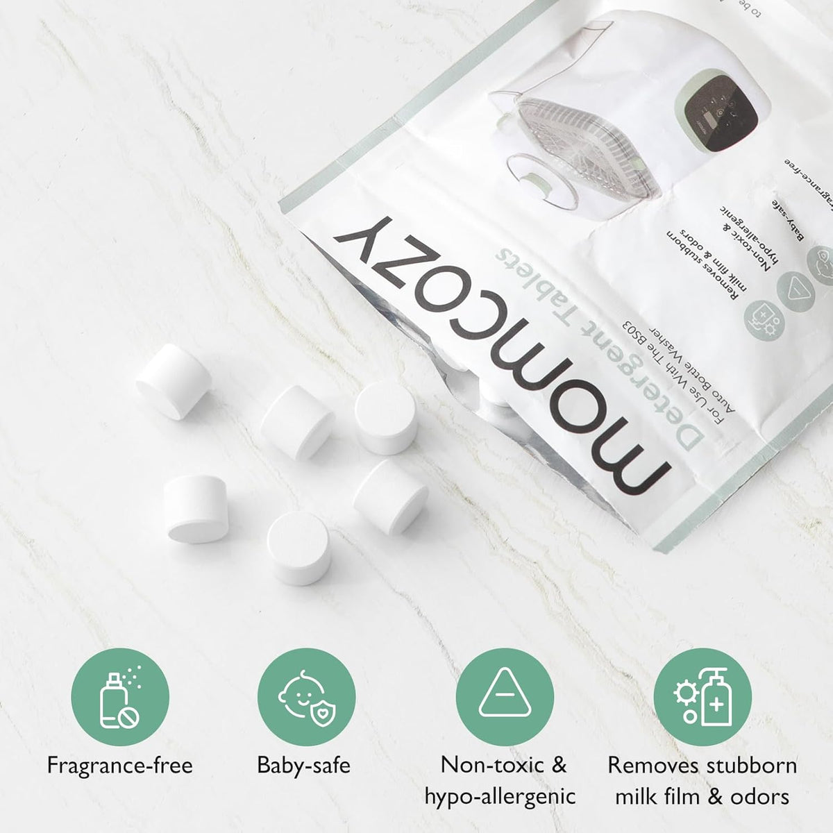 Blok Pastrimi Momcozy për KleanPal Pro — 120 Tableta