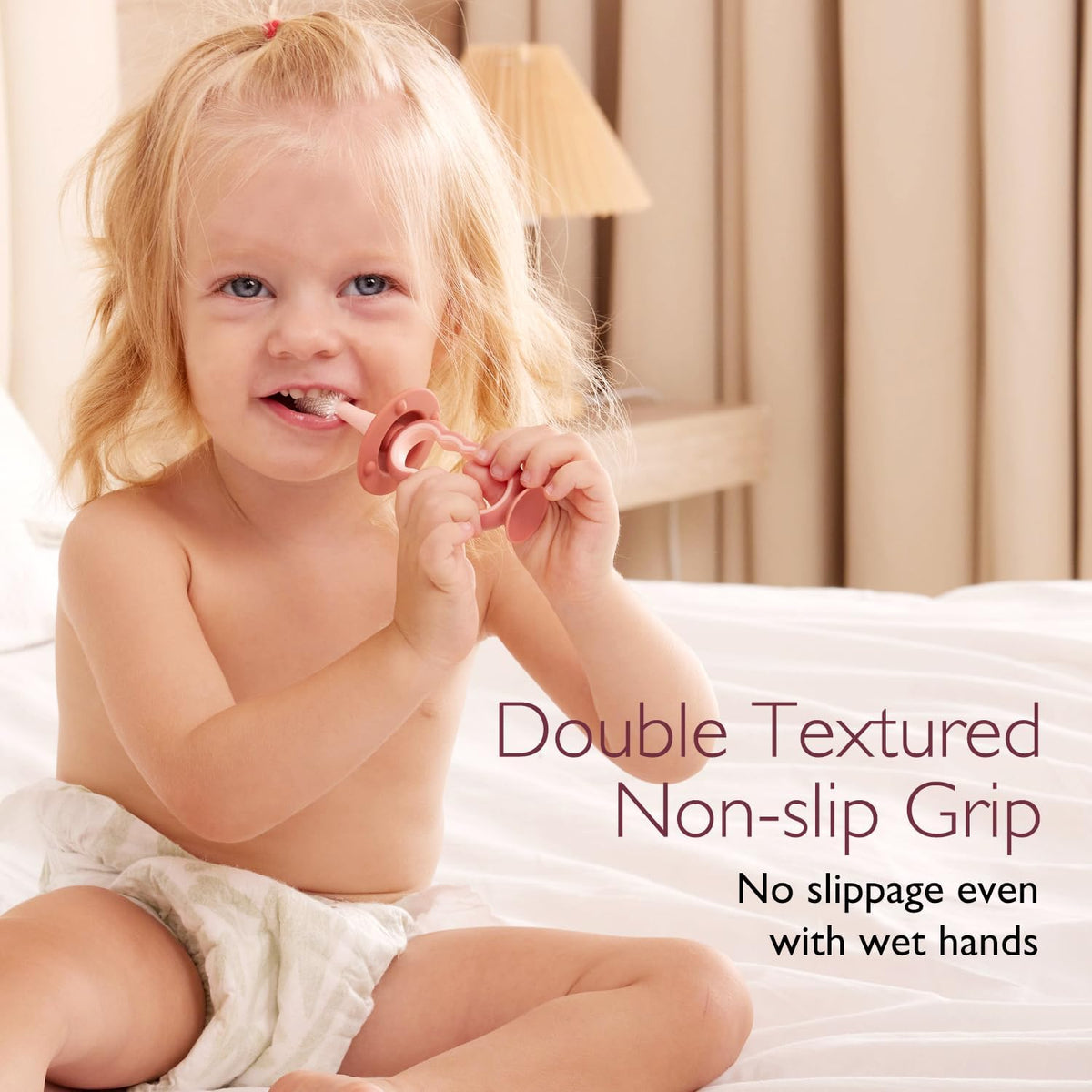 Furçë dhëmbësh për bebe Momcozy Baby Toothbrush , e gjelbert