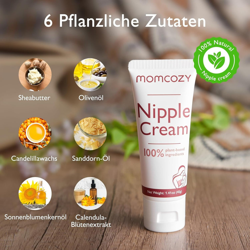 Krem Natyral për Gjoks gjatë Gjidhënies Momcozy