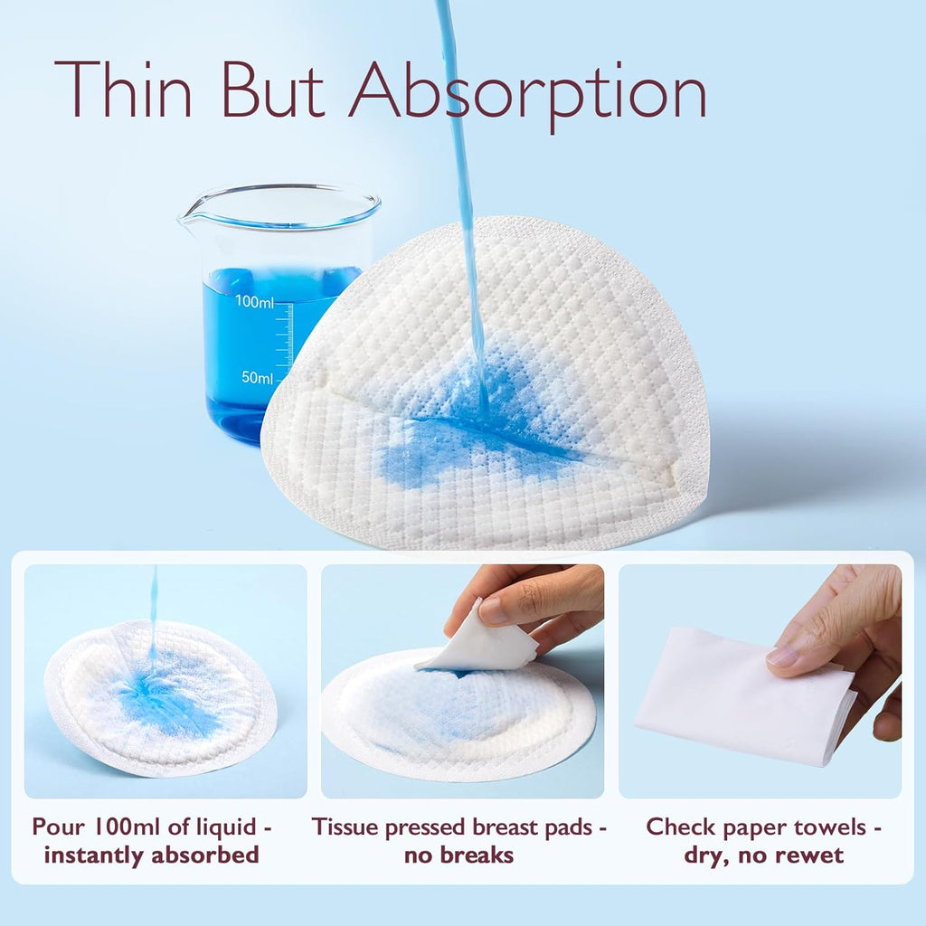 Peceta gjiri njëpërdorimshme Momcozy ultra-thin ultra-absorbent (60 copë)
