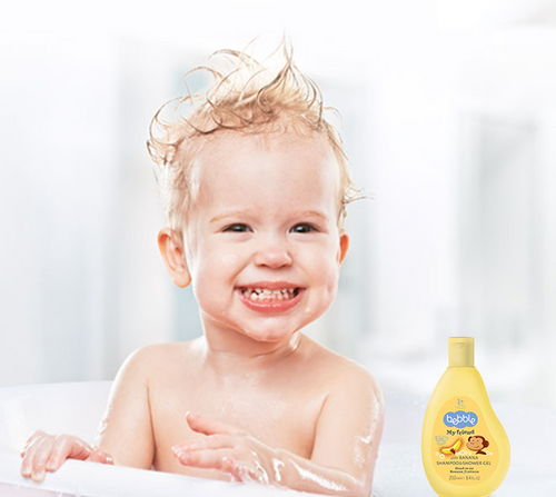 Bebble 2-në-1 Shampo & Xhel Dushi me Aromë Banane – 250 ml