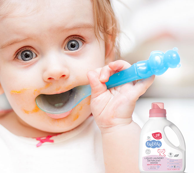 Detergjent i Lëngshëm për Rrobat e Foshnjës – Bebble 1.3L