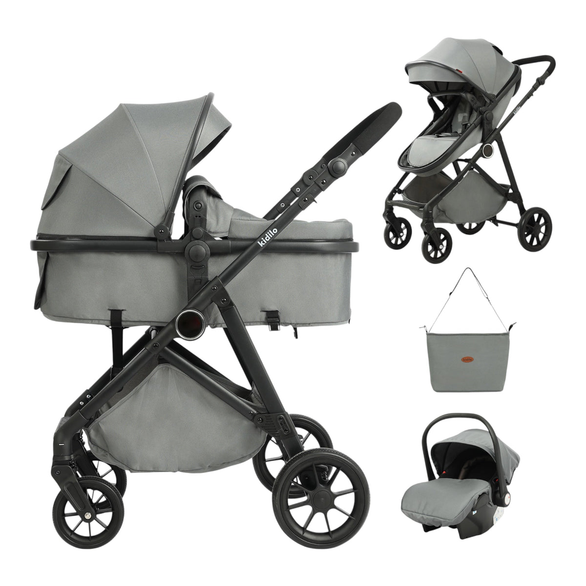 Karrocë Kidilo - Set 3në1 Modena