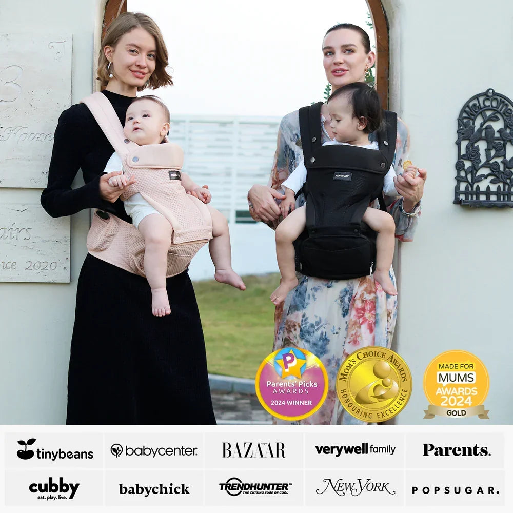 Momcozy kangur (mbajtës) 2n1 me sedilje Air Mesh