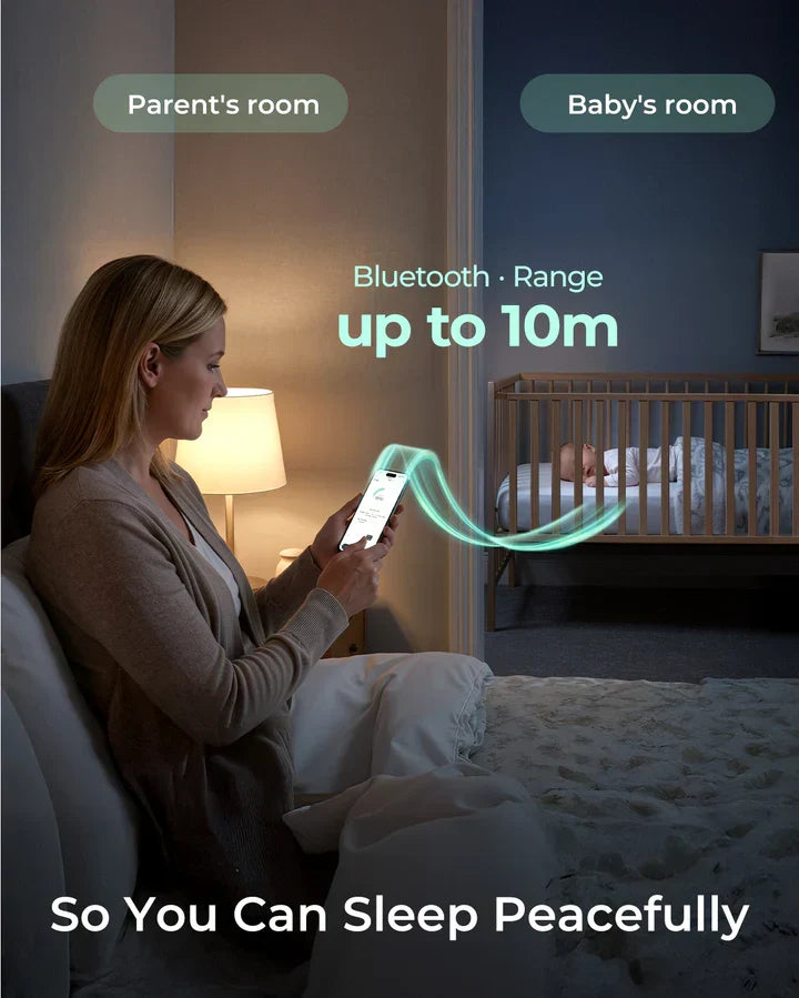 Termometër Momcozy inteligjent për bebe T31 Smart, wearable, me aplikacion, Bluetooth