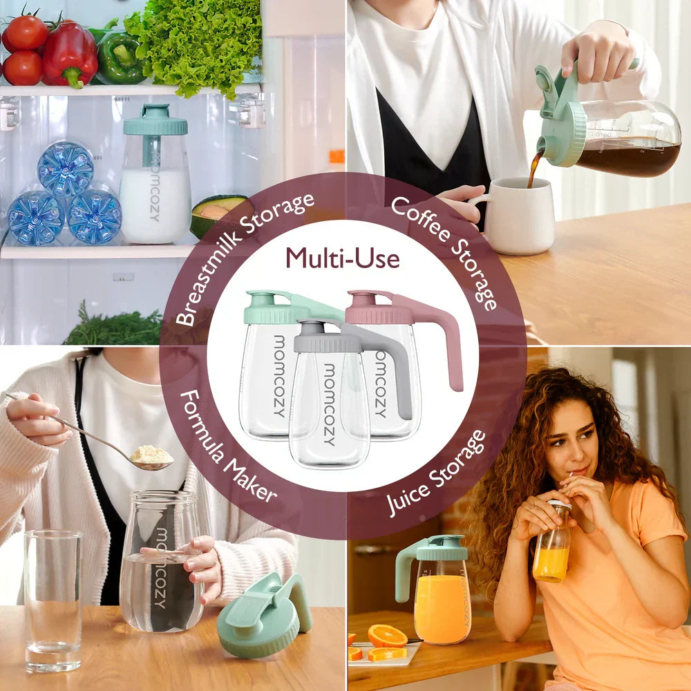 Momcozy bokall për ruajtjen e qumështit të gjirit, 150ml