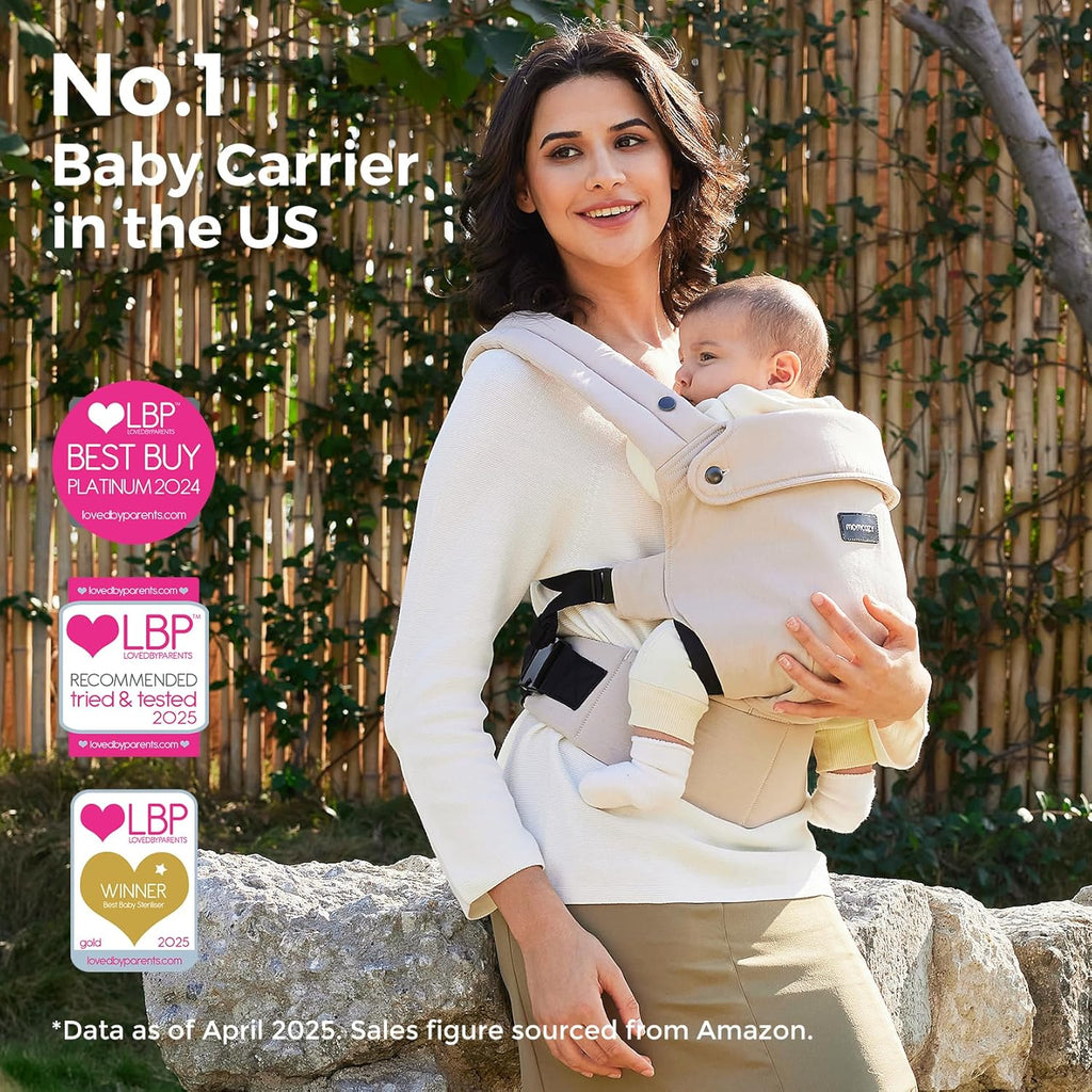 Momcozy BC001 – Kangur - Mbajtës Ergonomik për Foshnjë, 3.5–20 kg