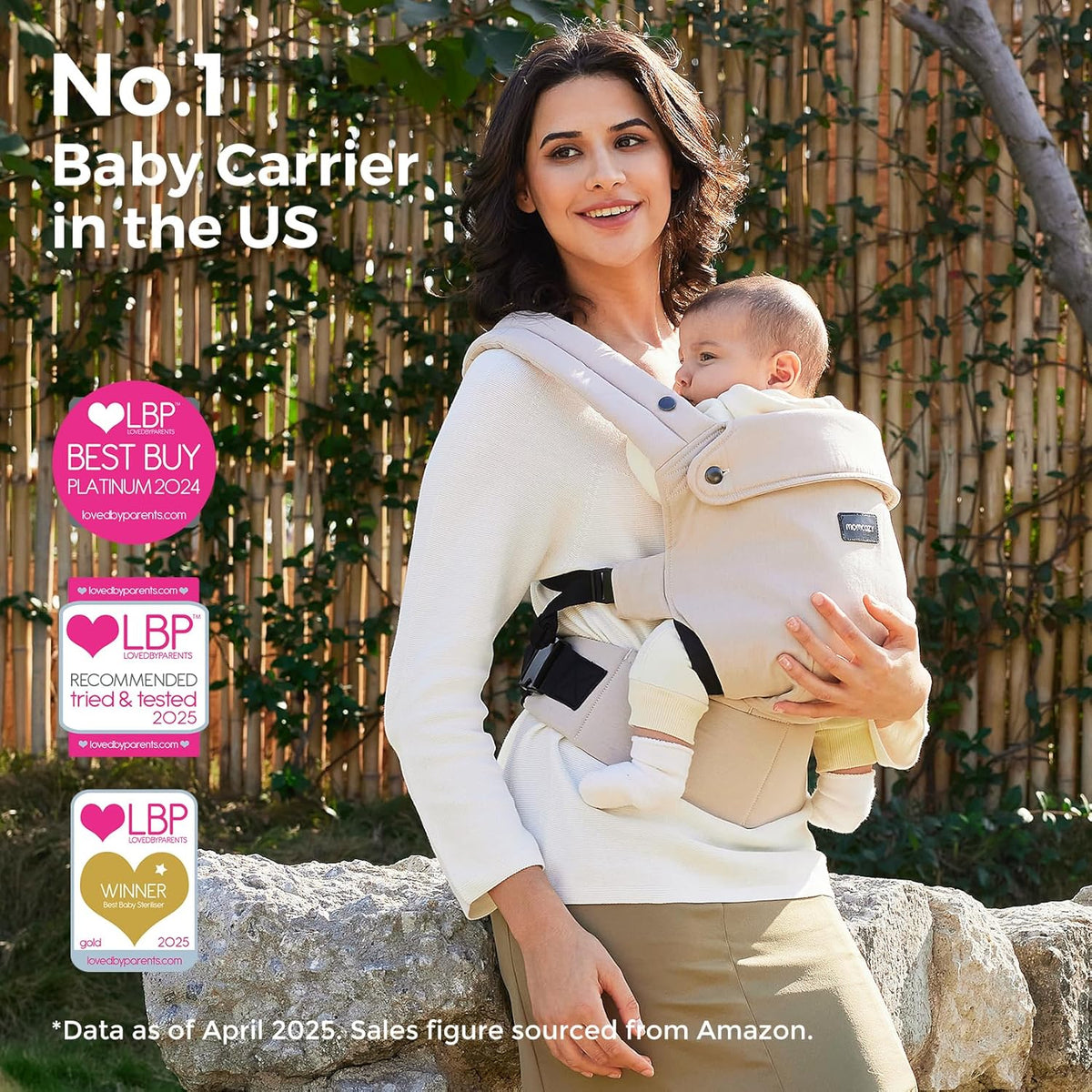 Momcozy BC001 – Kangur - Mbajtës Ergonomik për Foshnjë, 3.5–20 kg