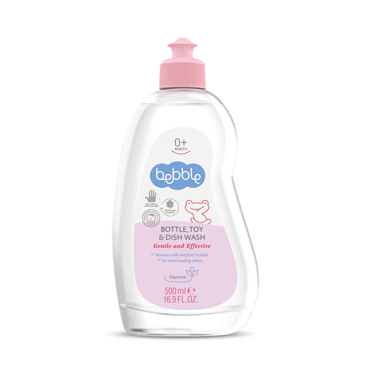 Detergjent Pastrues për Shishe, Lodra dhe Enë – Bebble 500ml