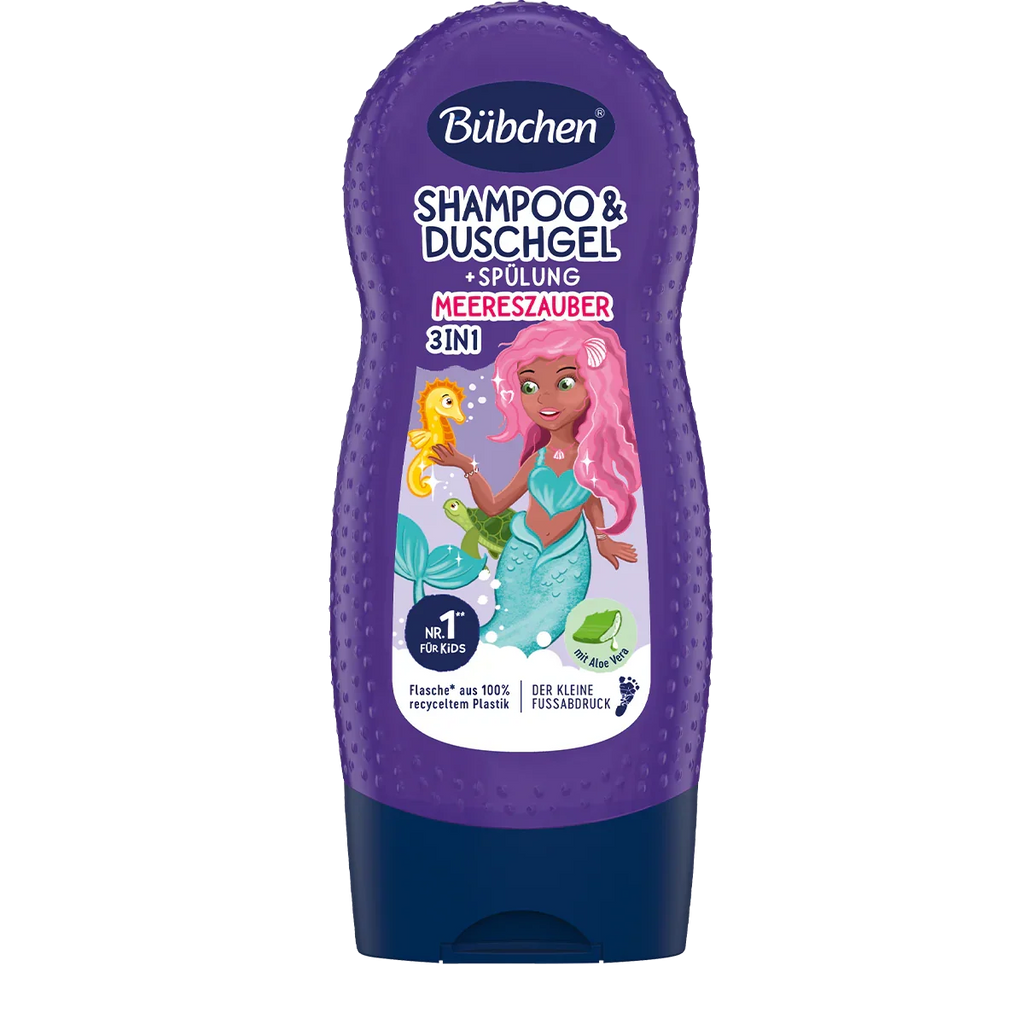 Bübchen Meereszauber – Xhel Dushi, Shampo dhe Kondicioner 3-në-1 për Fëmijë 230ml