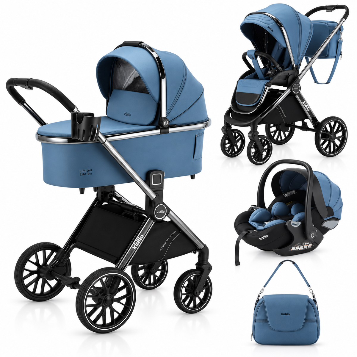 Karrocë Kidilo - Set 4në1 Genova