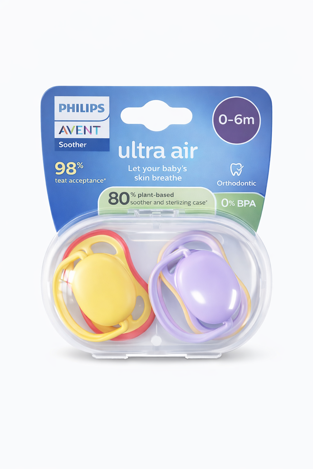 Biberon Philips Avent Ultra Air 0-6 muaj – Set 8 (2 copë)