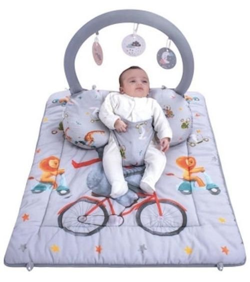 Tapet Lojë për Bebë Sevi Bebe – Me Hark &amp; Jastëk Mbështetës