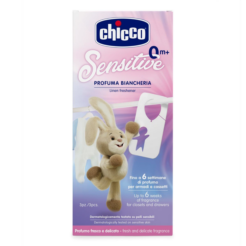 Parfum Chicco për Rroba Sensitive – 3 Copë