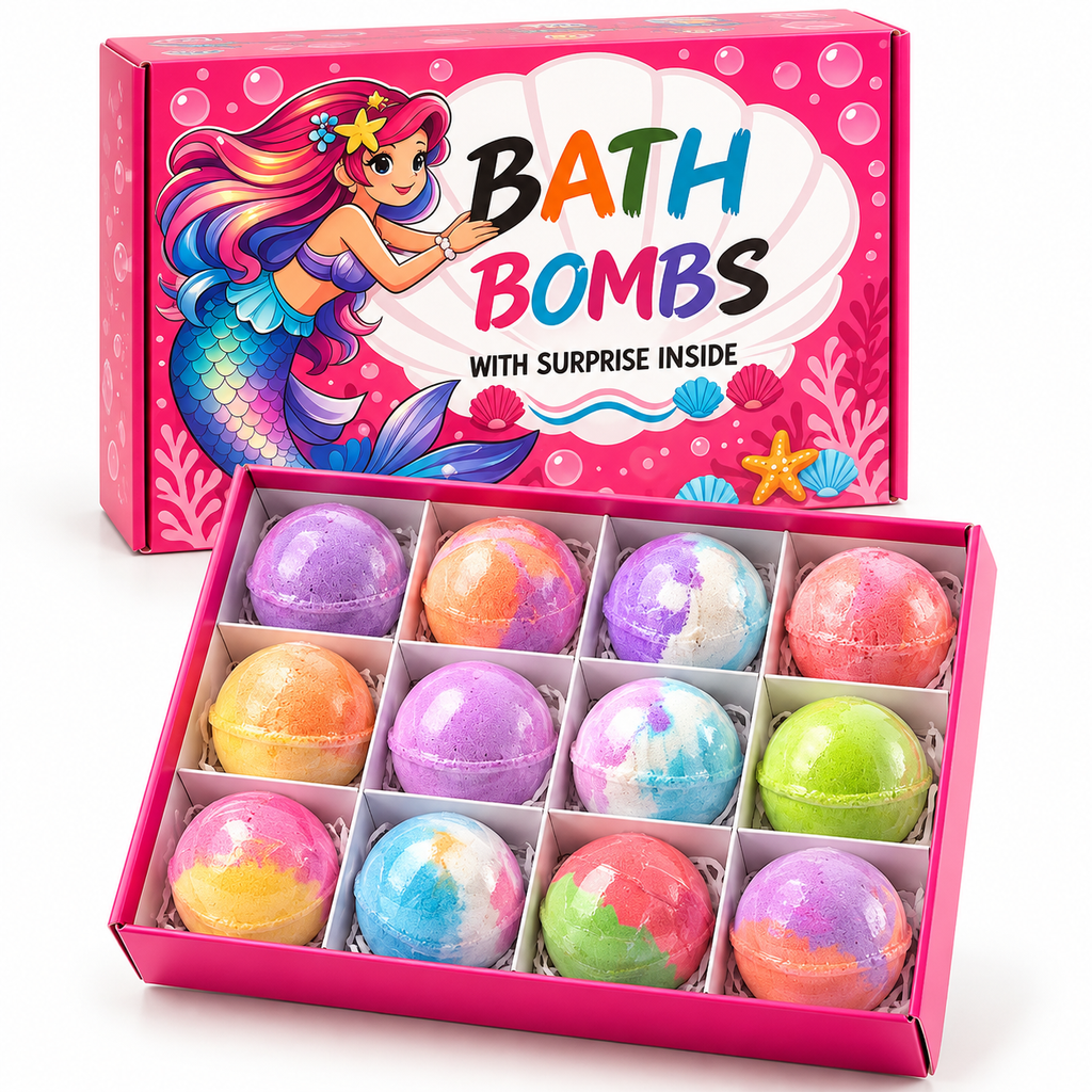 Lodër e Butë – Bath Bombs me Surpriza