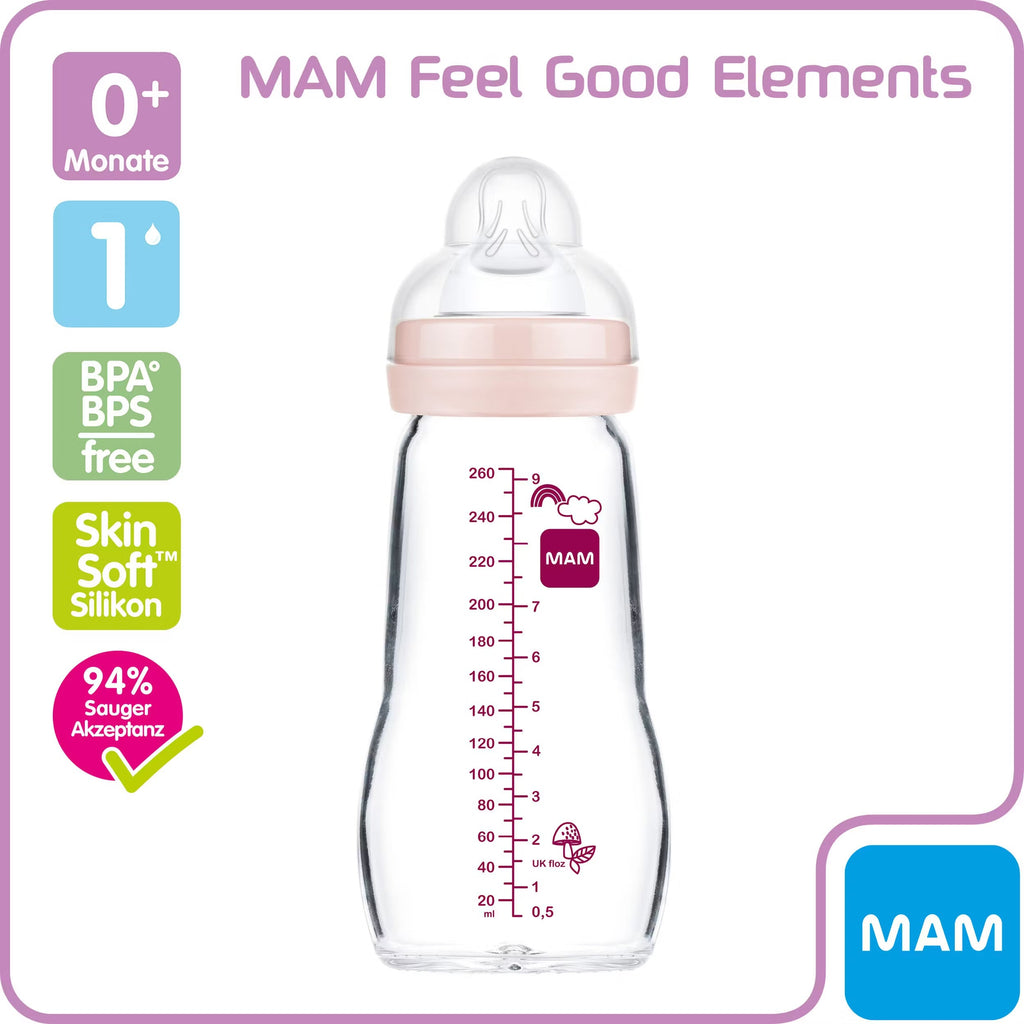 Shishe Qelqi MAM - 260ml (2m+)