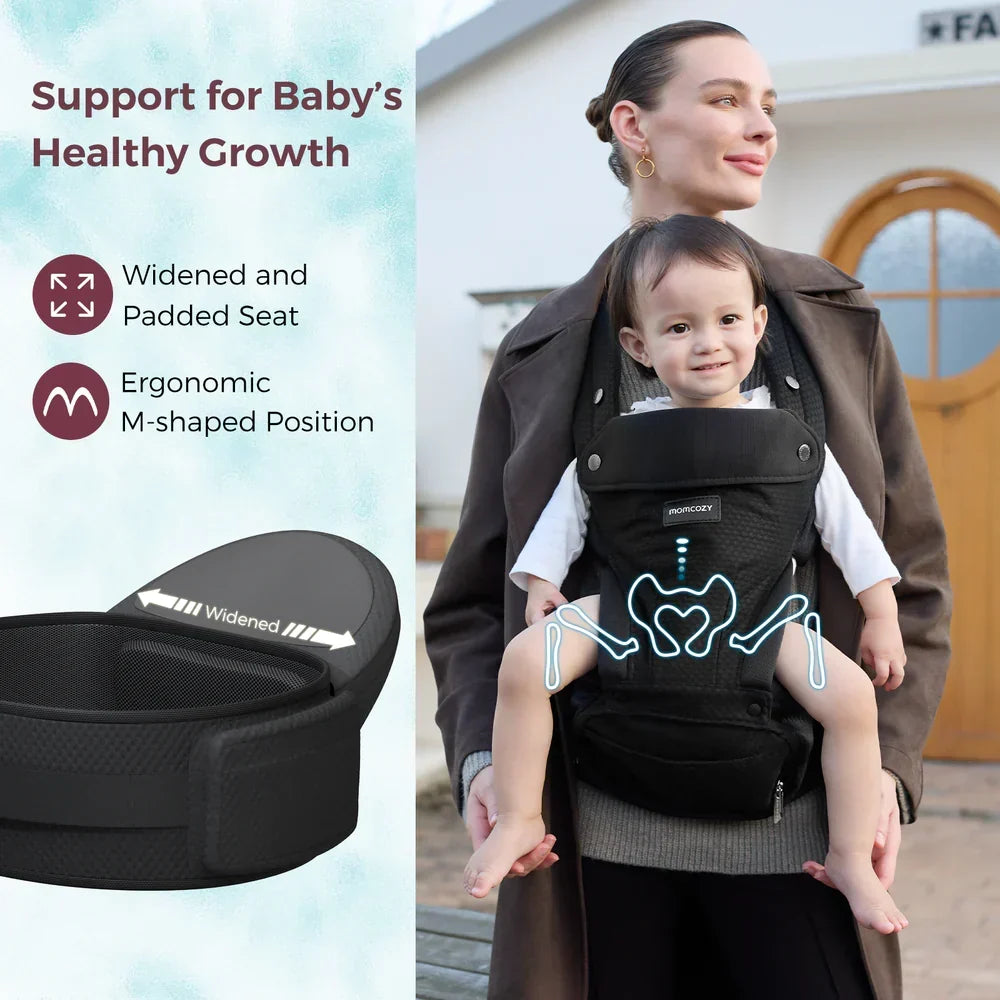 Momcozy kangur (mbajtës) 2n1 me sedilje Air Mesh