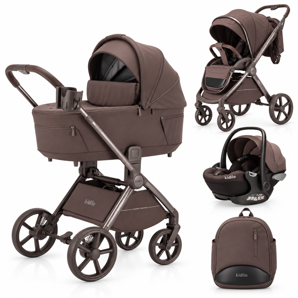 Karrocë Kidilo - Set 4në1 Ancona