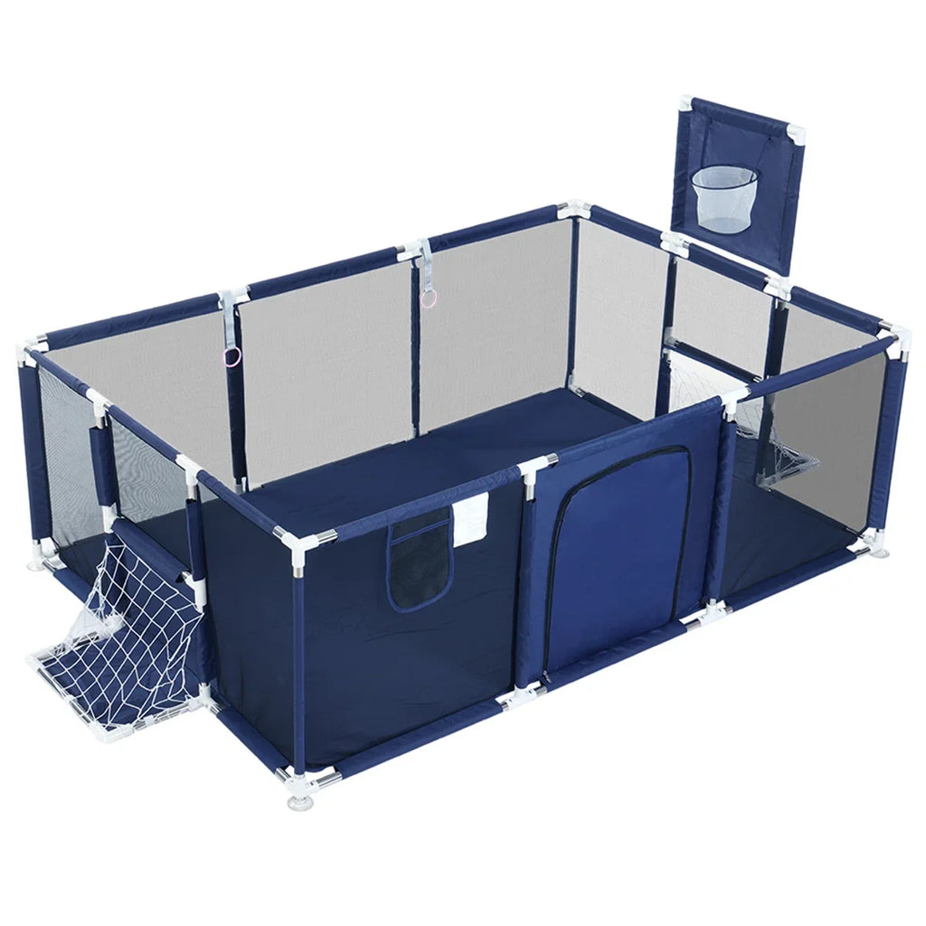 Vendlojë me topa dhe kosh të basketbollit