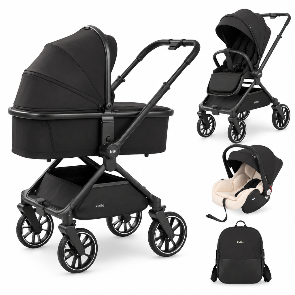 Karrocë Kidilo - Set 3në1 Rome