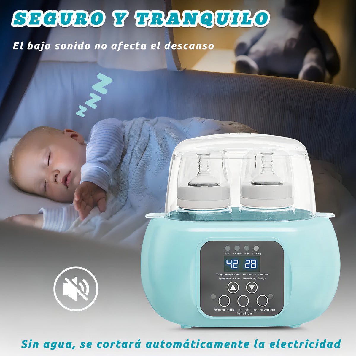 Ngrohës Elektrik për Shishe 6-në-1