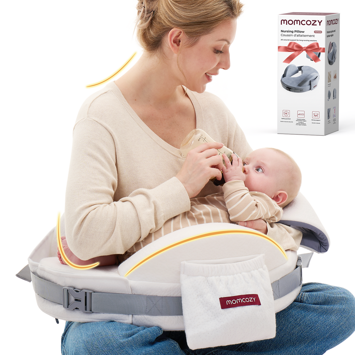 Jastëk ushqyerjeje Momcozy CozyPro për gjidhënie