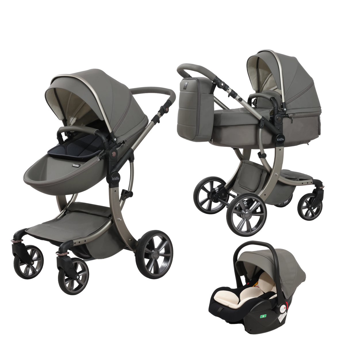 Karrocë Kidilo - Set 3në1 Siena