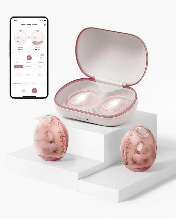 Pompë gjiri elektrike Momcozy Air 1 Ultra-Slim, hands-free