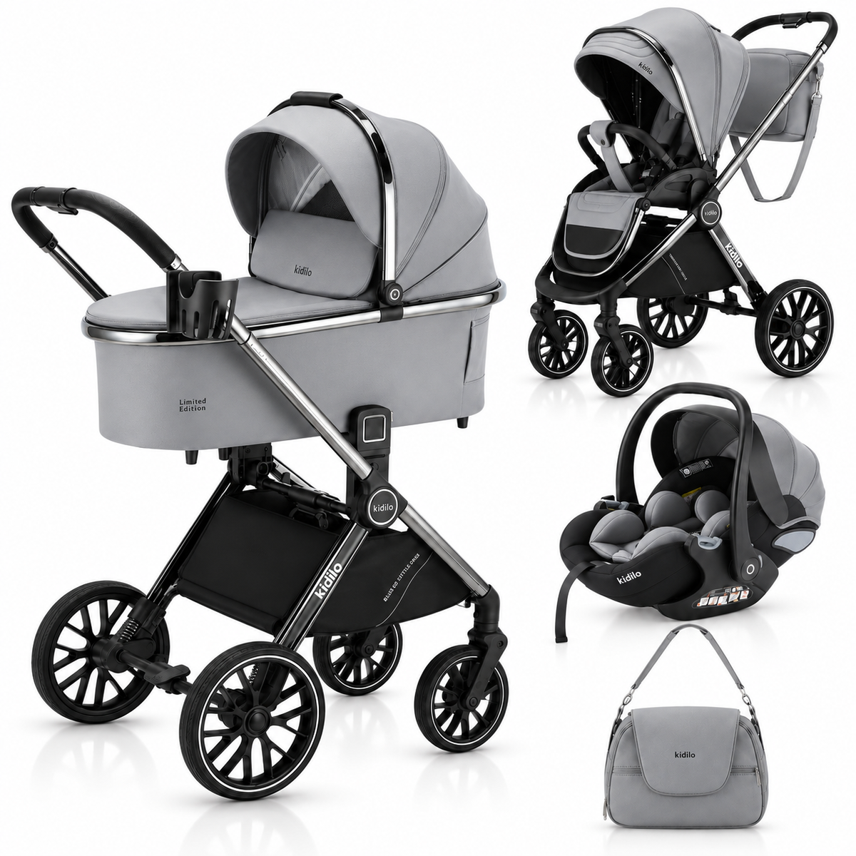 Karrocë Kidilo - Set 4në1 Genova