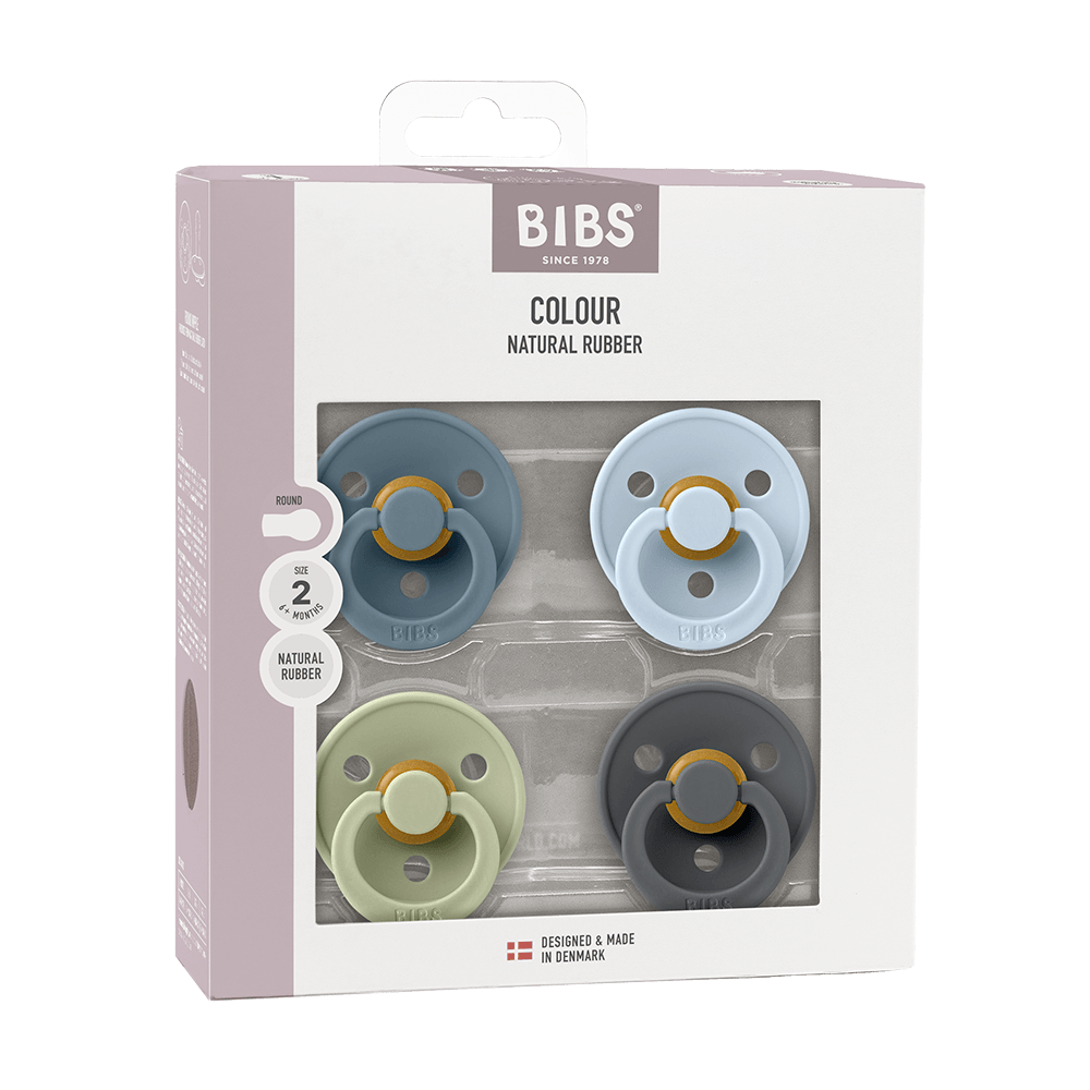 Biberon BIBS Colour Pacifier - 4 copë