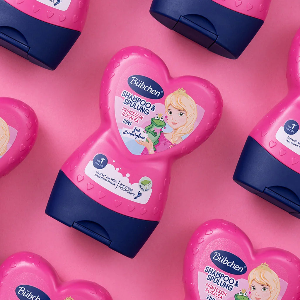 Bübchen Prinzessin Rosalea – Xhel Dushi dhe Kondicioner 2-në-1 për Fëmijë 230ml