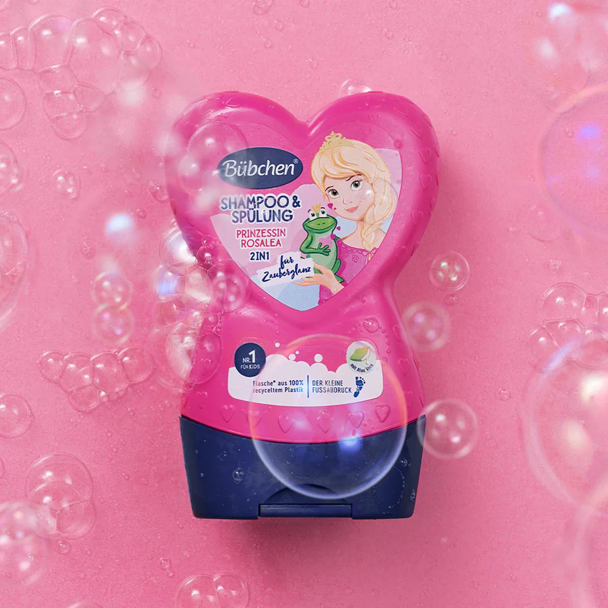 Bübchen Prinzessin Rosalea – Xhel Dushi dhe Kondicioner 2-në-1 për Fëmijë 230ml