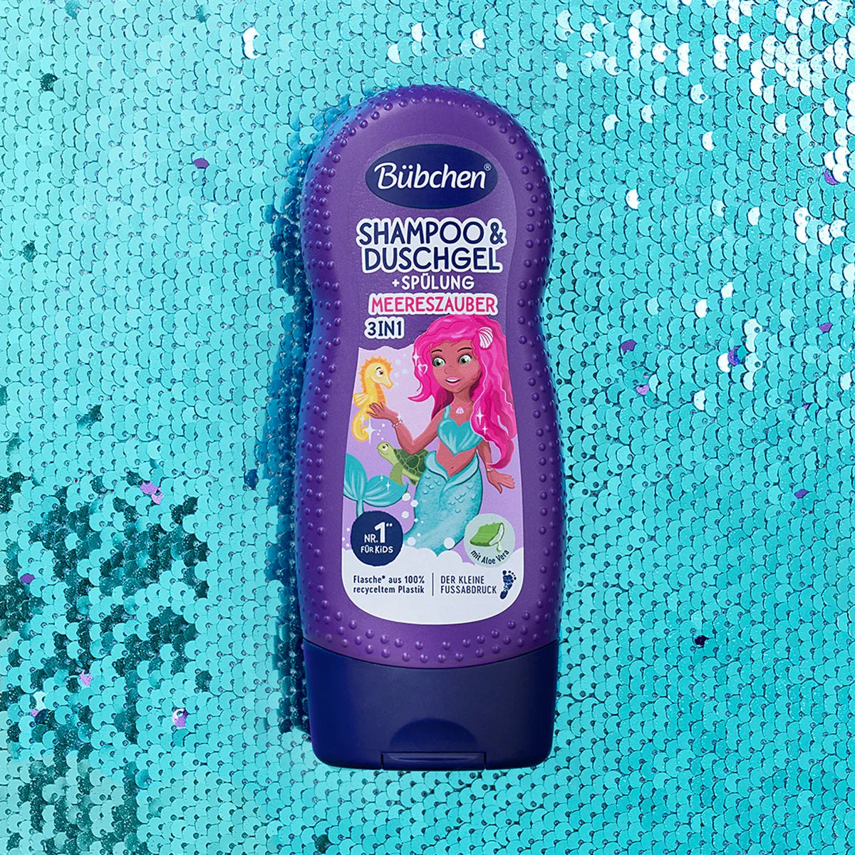 Bübchen Meereszauber – Xhel Dushi, Shampo dhe Kondicioner 3-në-1 për Fëmijë 230ml
