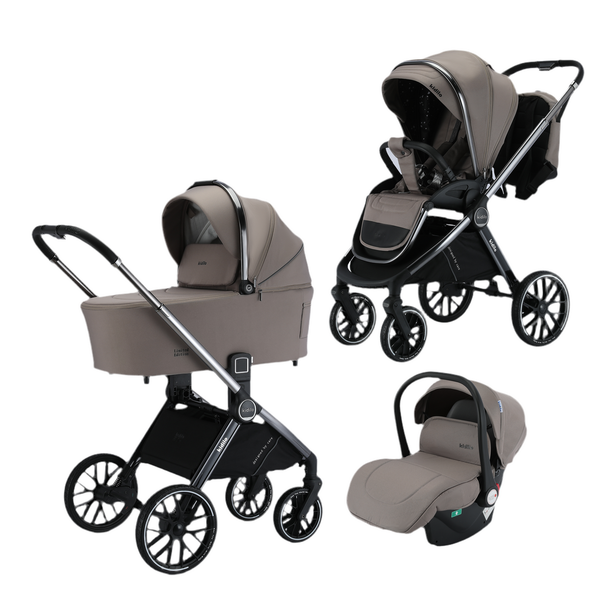 Karrocë Kidilo - Set 4në1 Cortina