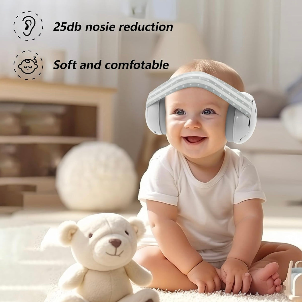 Mbrojtëse për veshët e bebes