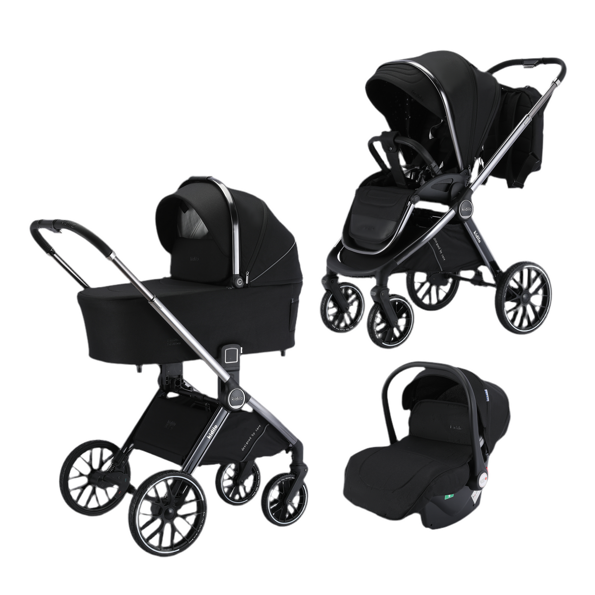 Karrocë Kidilo - Set 4në1 Cortina