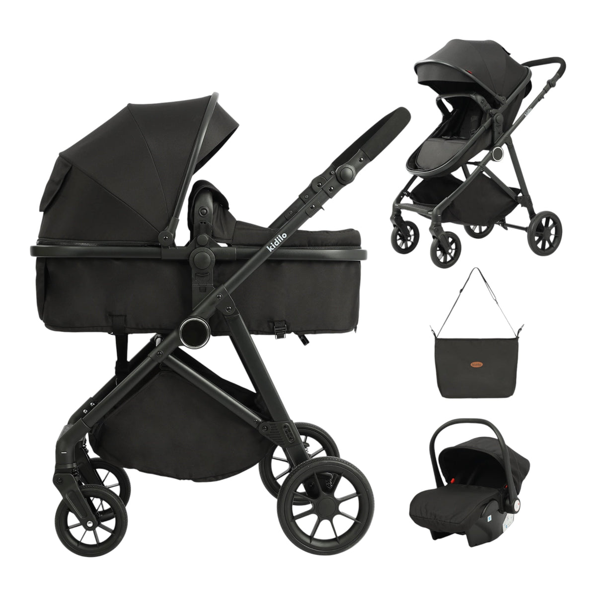Karrocë Kidilo - Set 3në1 Modena