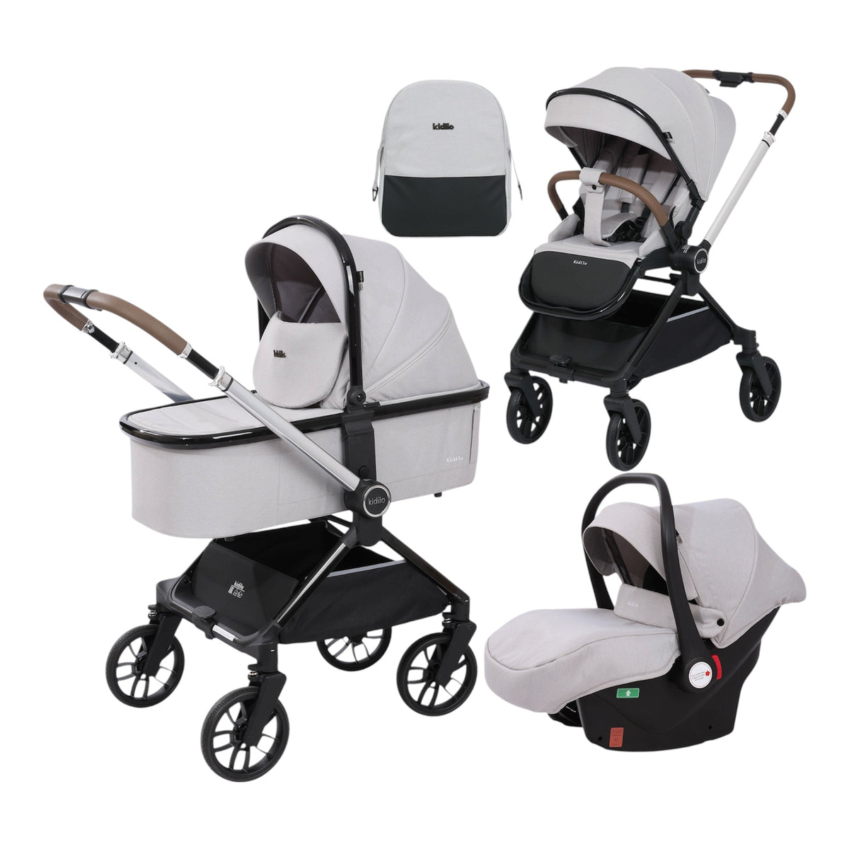 Karrocë Kidilo - Set 4në1 Ravenna