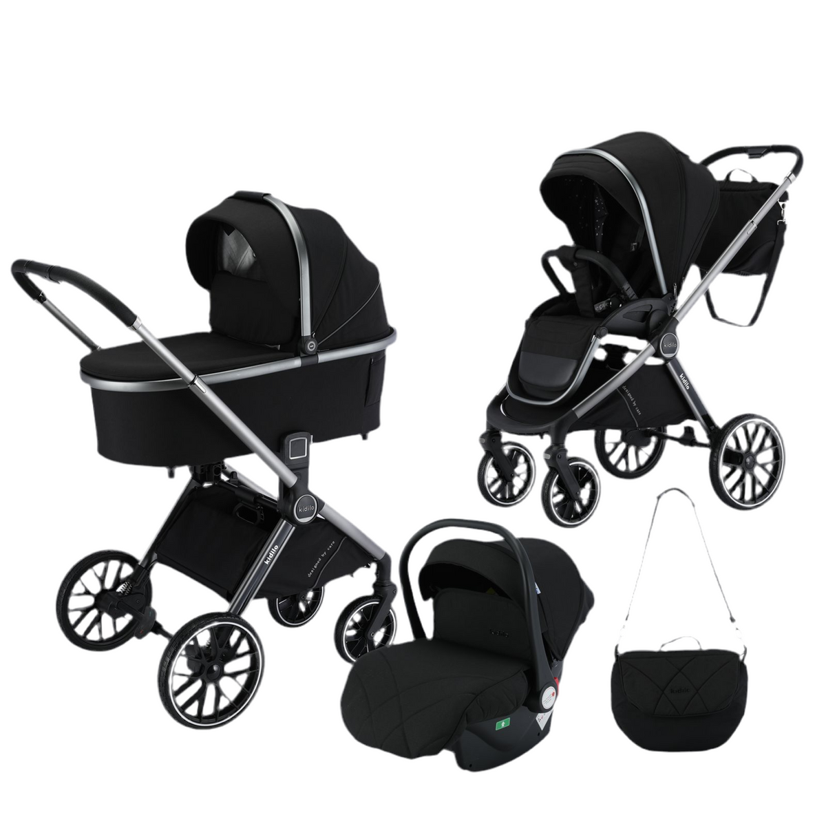 Karrocë Kidilo - Set 4në1 Bolzano