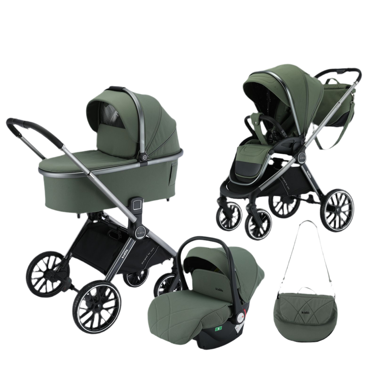Karrocë Kidilo - Set 4në1 Bolzano
