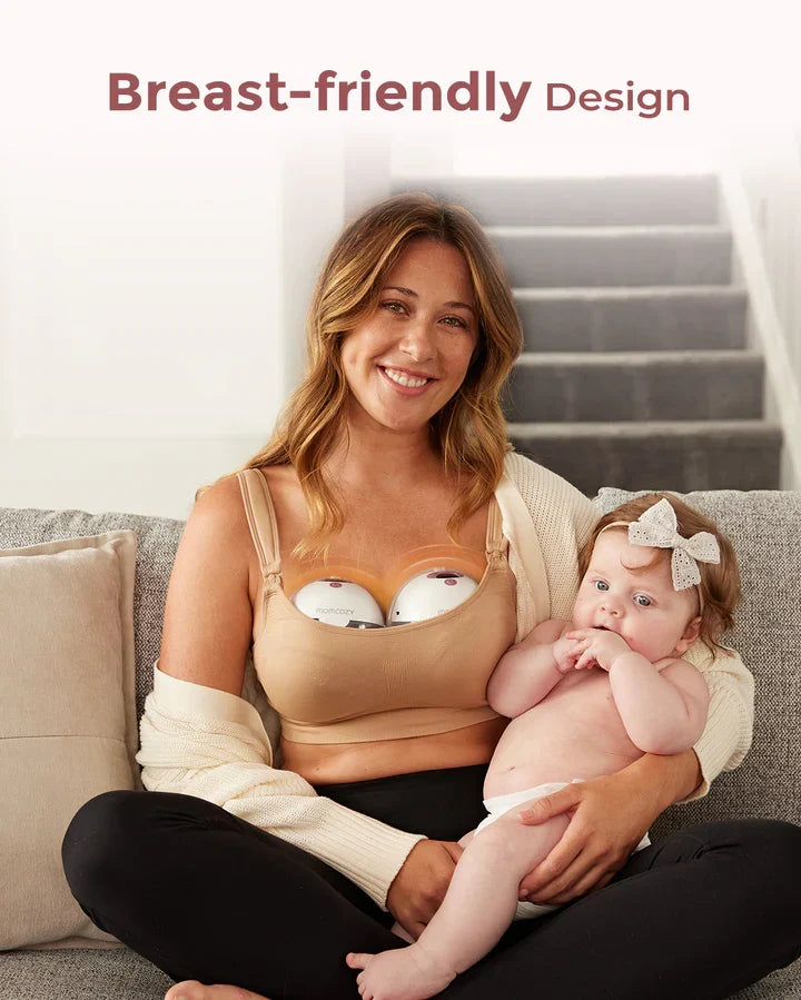 Momcozy M5 Smart – Pompë Gjiri Wearable me Kontroll përmes Aplikacionit (Double Pack)