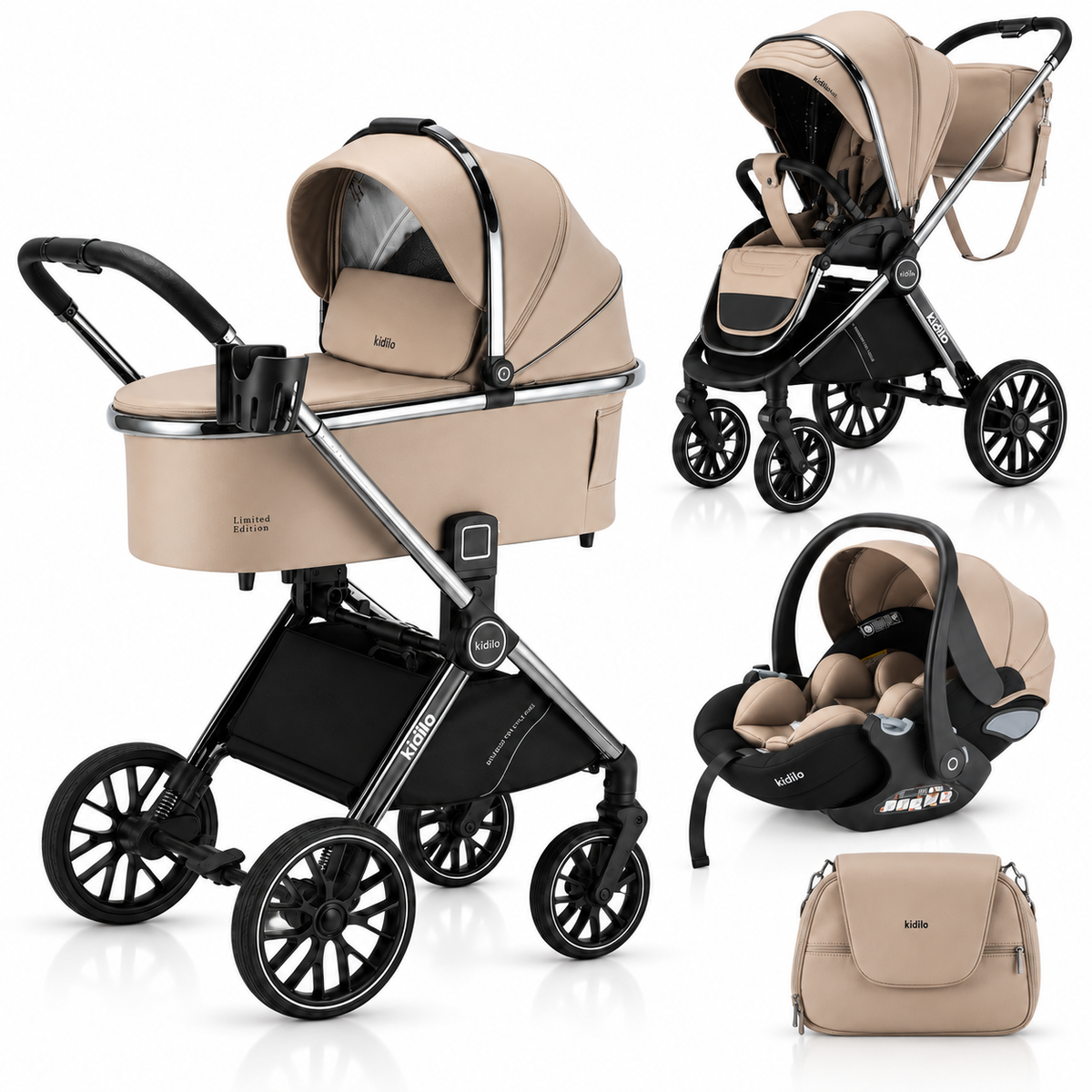 Karrocë Kidilo - Set 4në1 Genova
