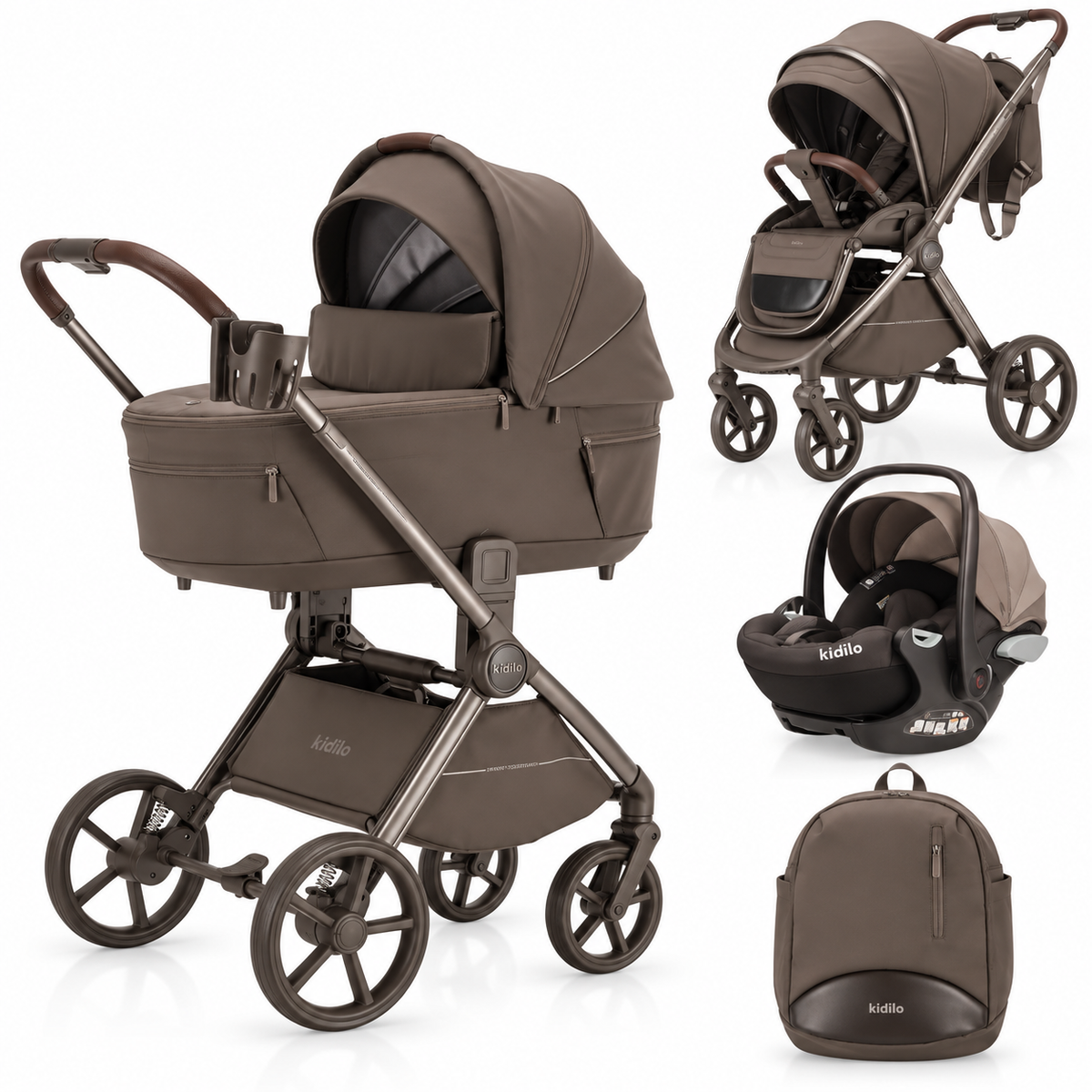 Karrocë Kidilo - Set 4në1 Ancona