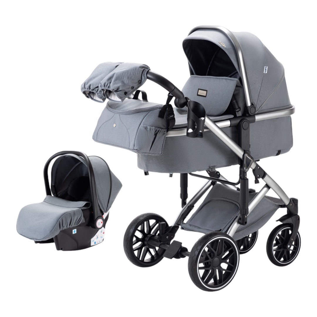 Karrocë Kidilo - Set 3në1 Torino