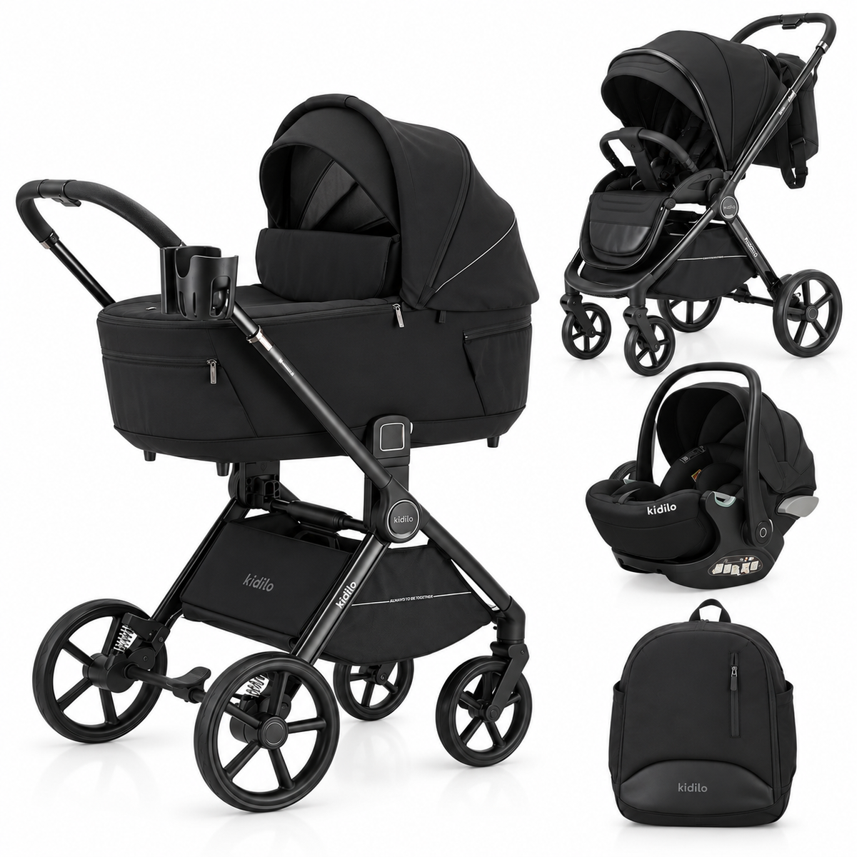 Karrocë Kidilo - Set 4në1 Ancona