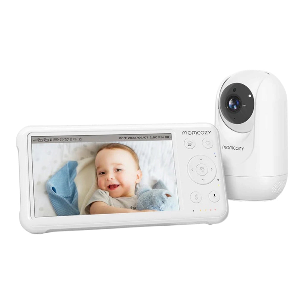 Momcozy BM01 – Kamerë monitorimi për Foshnjë, me ekran 5″ dhe Jetëgjatësi të Lartë të Baterisë