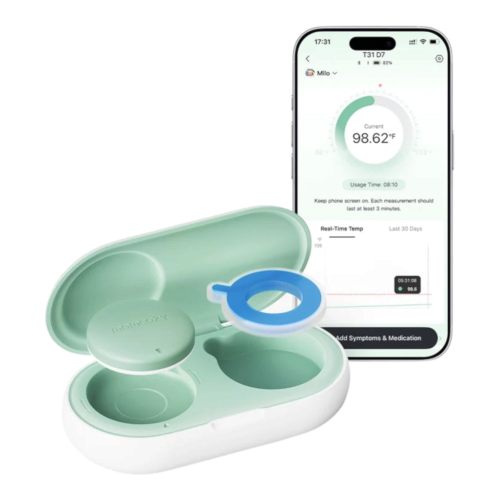 Termometër Momcozy inteligjent për bebe T31 Smart, wearable, me aplikacion, Bluetooth