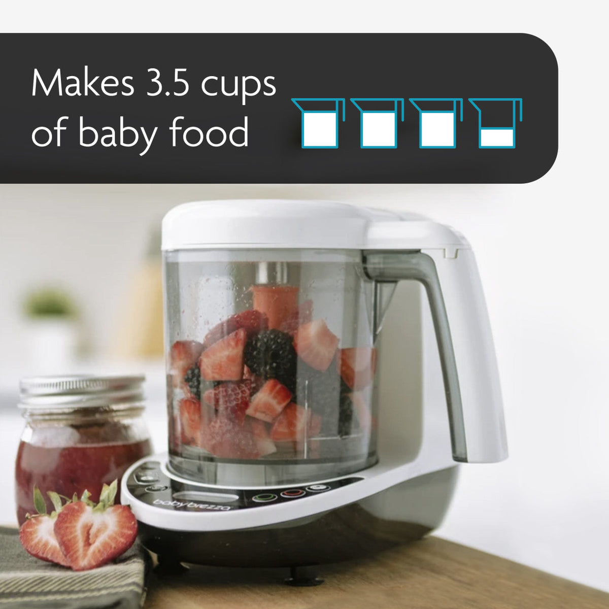 Baby Brezza One Step Food Maker Deluxe – Prodhues Ushqimi për Foshnja
