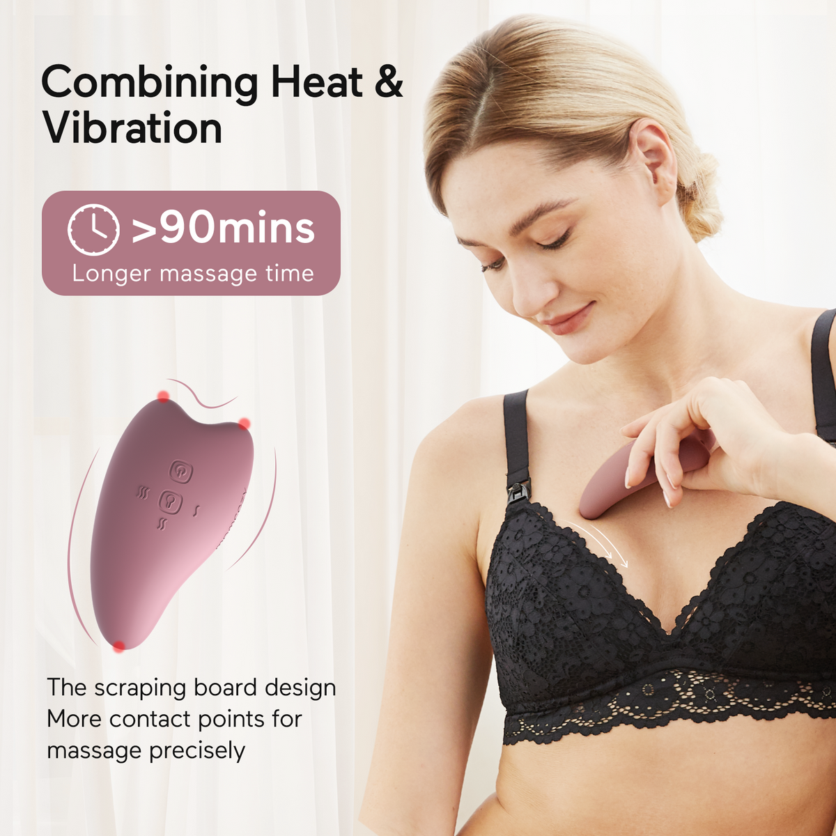 Momcozy Masazhues per Laktacion (Kneading Lactation Massager)