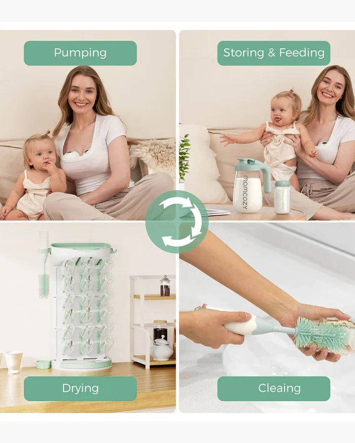 Raft tharës për shishe bebe Momcozy DIY për 18 shishe